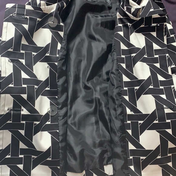 I-n-c black/white neutral print dress jacket size L - Picture 9 of 13